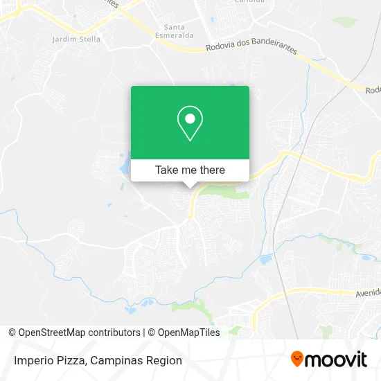 Imperio Pizza map