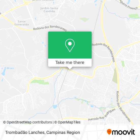 Trombadão Lanches map