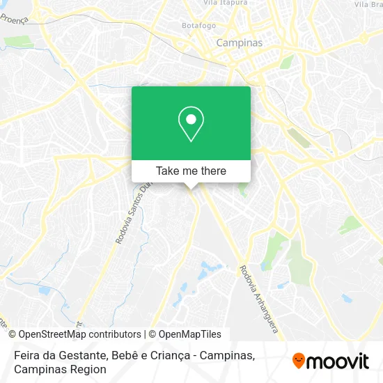 Feira da Gestante, Bebê e Criança - Campinas map