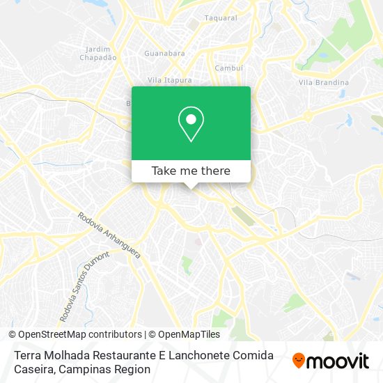 Terra Molhada Restaurante E Lanchonete Comida Caseira map