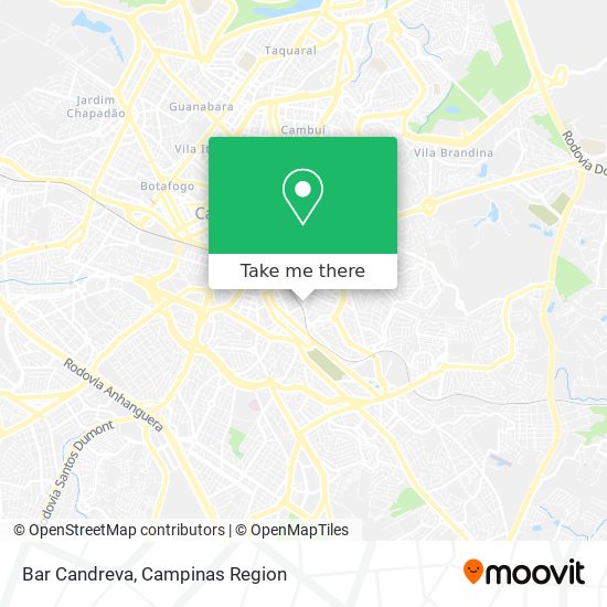 Mapa Bar Candreva