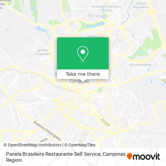 Panela Brasileira Restaurante Self Service map