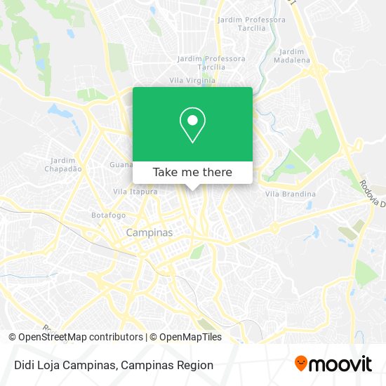 Didi Loja Campinas map