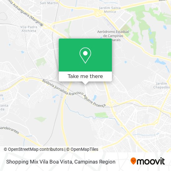 Mapa Shopping Mix Vila Boa Vista