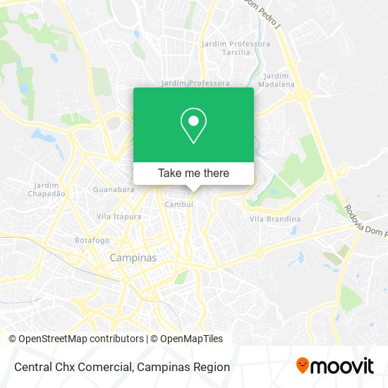 Central Chx Comercial map