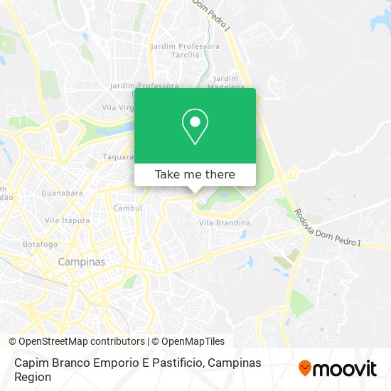 Capim Branco Emporio E Pastificio map