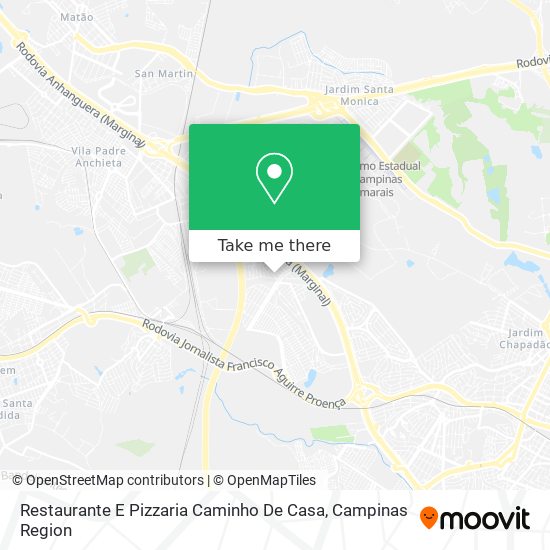 Restaurante E Pizzaria Caminho De Casa map