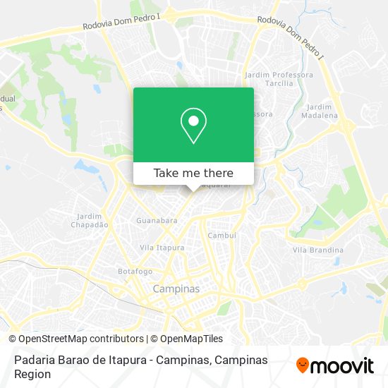 Padaria Barao de Itapura - Campinas map