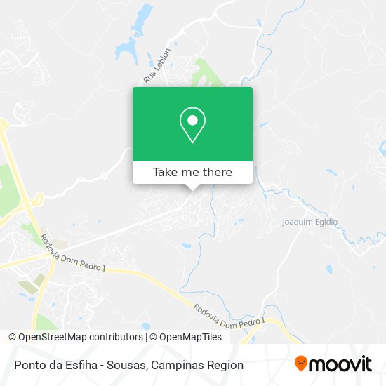 Ponto da Esfiha - Sousas map