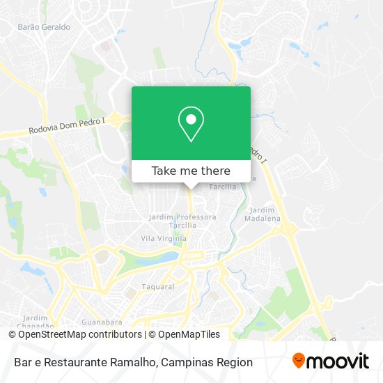 Bar e Restaurante Ramalho map