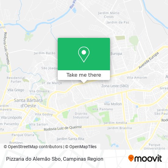 Pizzaria do Alemão Sbo map