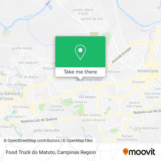 Food Truck do Matuto map