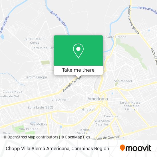 Chopp Villa Alemã Americana map