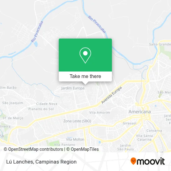 Lú Lanches map
