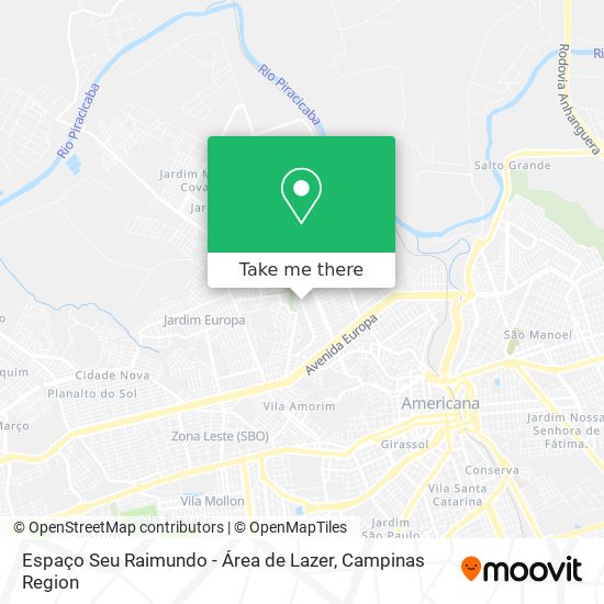 Espaço Seu Raimundo - Área de Lazer map
