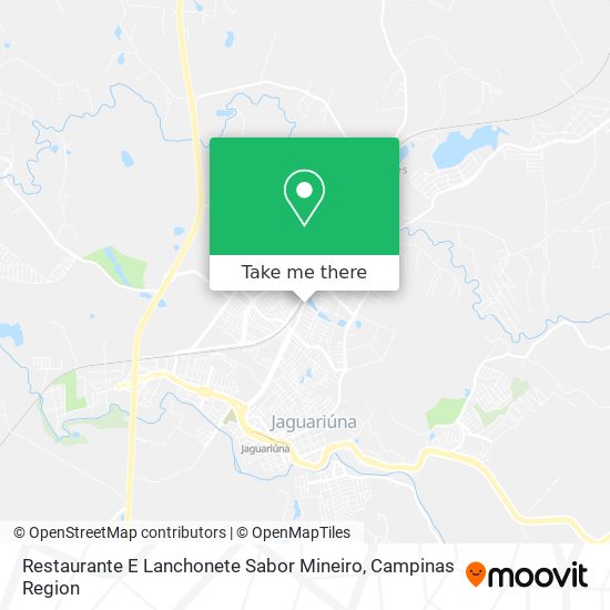 Restaurante E Lanchonete Sabor Mineiro map