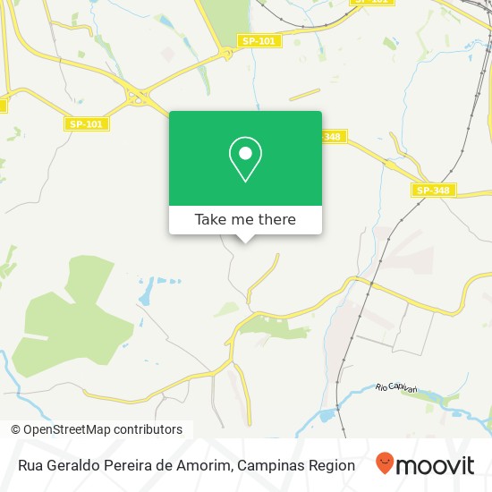 Rua Geraldo Pereira de Amorim map