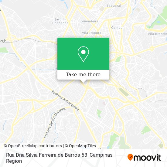 Mapa Rua Dna Silvia Ferreira de Barros 53