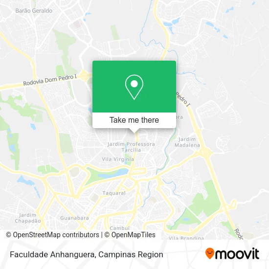 Faculdade Anhanguera map