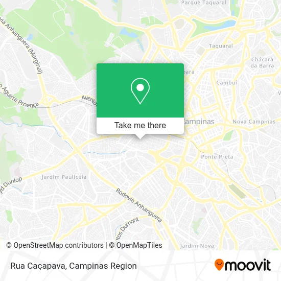 Rua Caçapava map