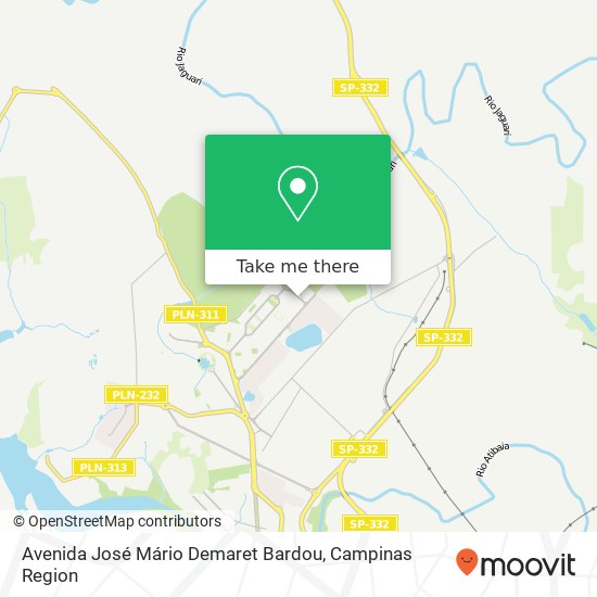 Mapa Avenida José Mário Demaret Bardou