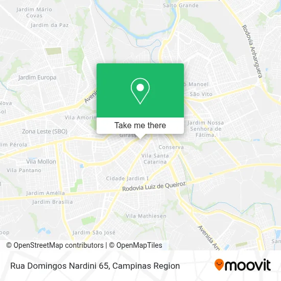 Rua Domingos Nardini 65 map