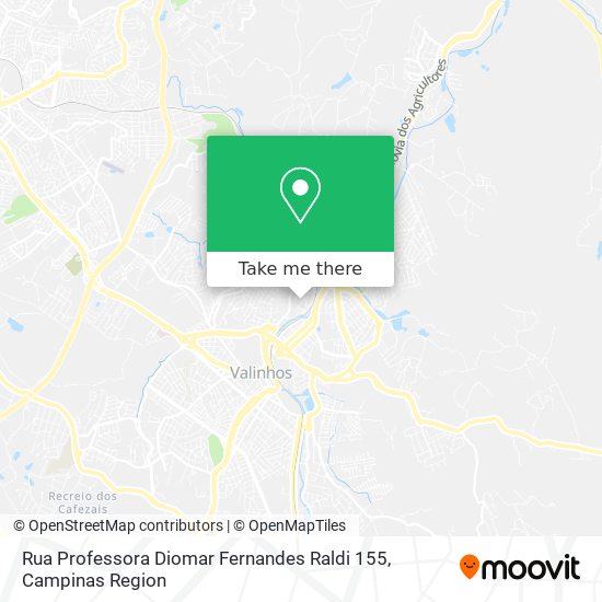 Rua Professora Diomar Fernandes Raldi 155 map
