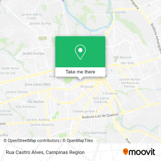 Rua Castro Alves map