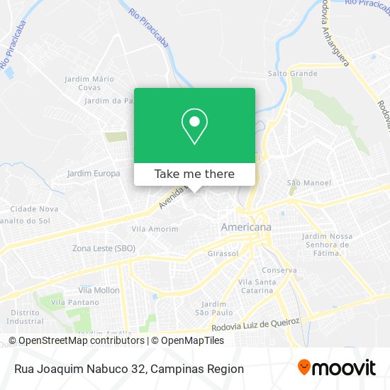 Rua Joaquim Nabuco 32 map