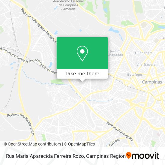 Rua Maria Aparecida Ferreira Rozo map