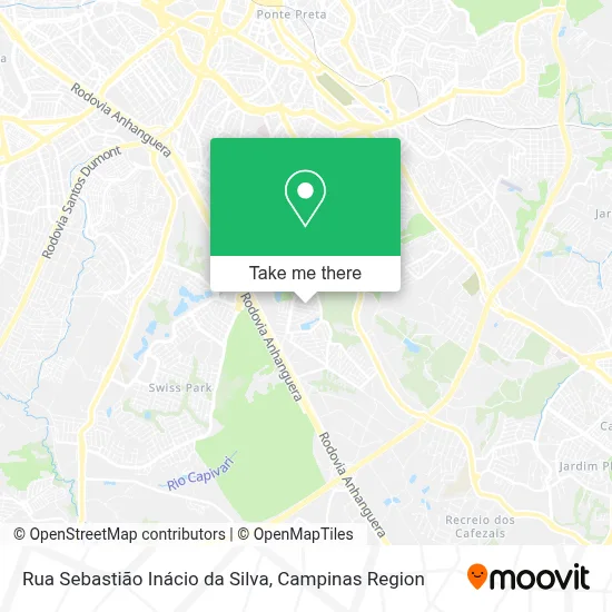 Rua Sebastião Inácio da Silva map