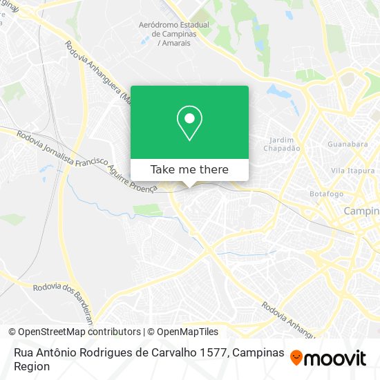 Rua Antônio Rodrigues de Carvalho 1577 map