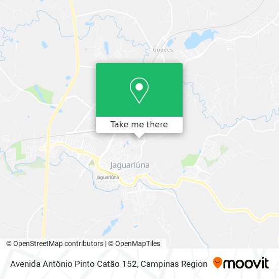 Avenida Antônio Pinto Catão 152 map