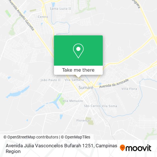 Avenida Júlia Vasconcelos Bufarah 1251 map