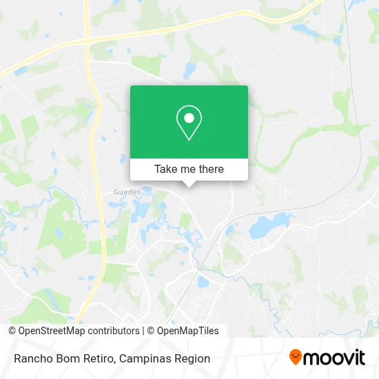 Rancho Bom Retiro map