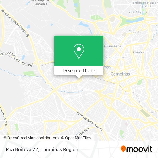 Mapa Rua Boituva 22