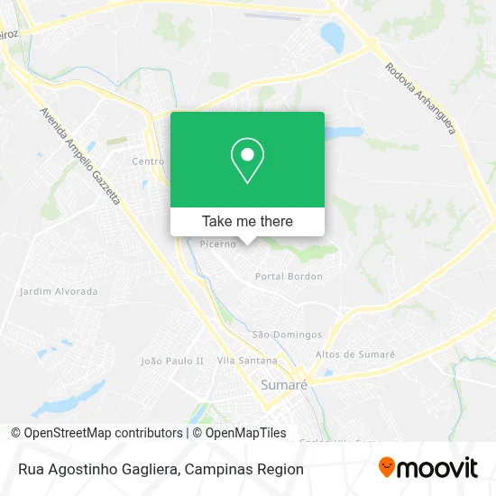Rua Agostinho Gagliera map