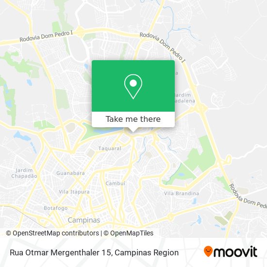 Rua Otmar Mergenthaler 15 map