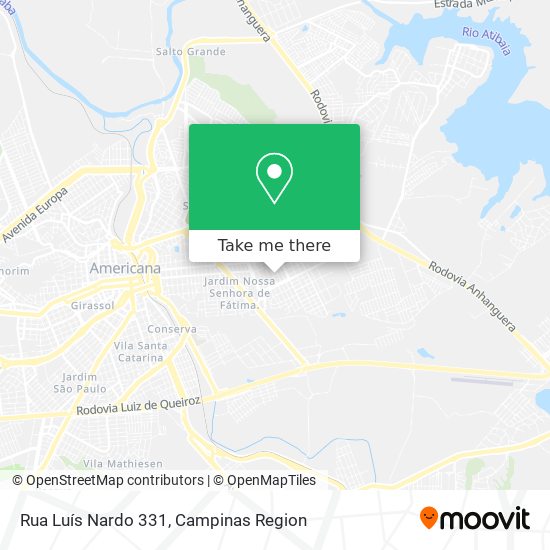 Rua Luís Nardo 331 map