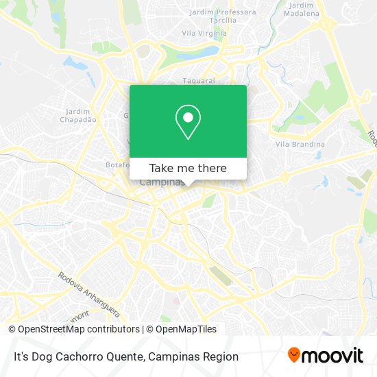 Mapa It's Dog Cachorro Quente