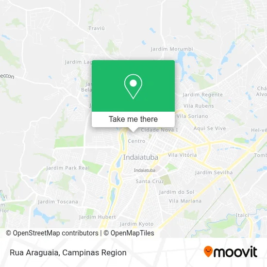 Rua Araguaia map