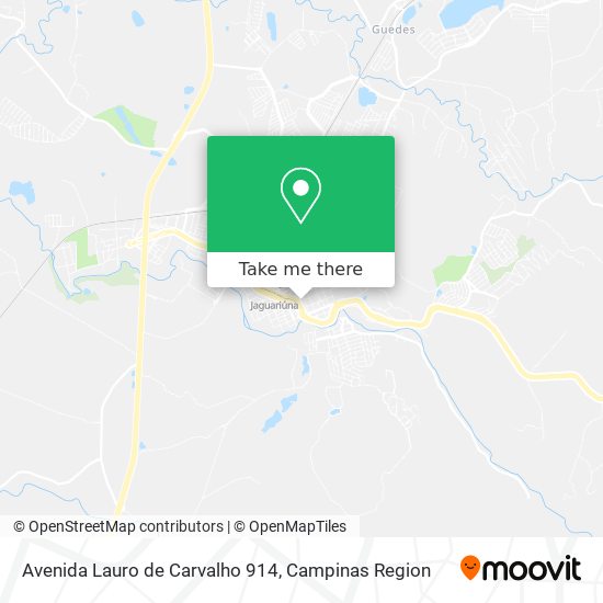 Avenida Lauro de Carvalho 914 map