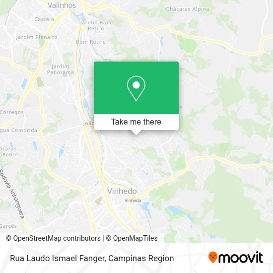Rua Laudo Ismael Fanger map