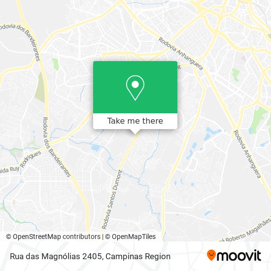 Rua das Magnólias 2405 map