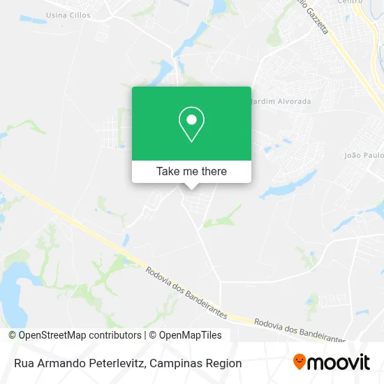 Rua Armando Peterlevitz map