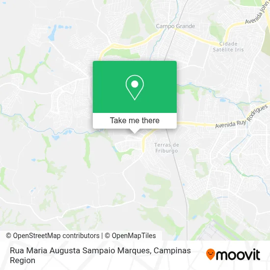 Rua Maria Augusta Sampaio Marques map