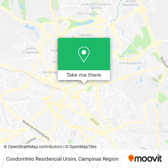 Condomínio Residencial Ursini map