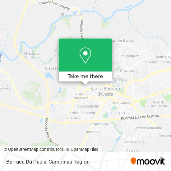 Barraca Da Paula map
