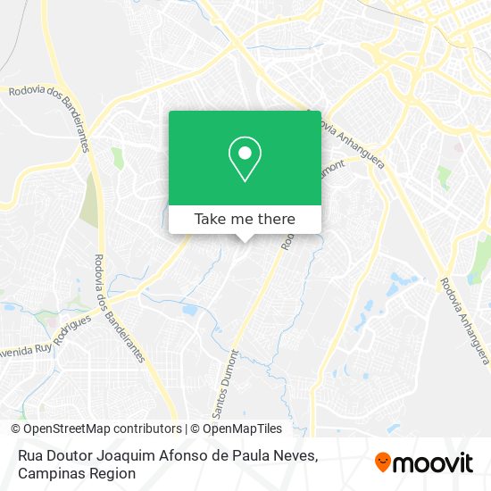 Mapa Rua Doutor Joaquim Afonso de Paula Neves