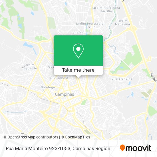 Rua Maria Monteiro 923-1053 map